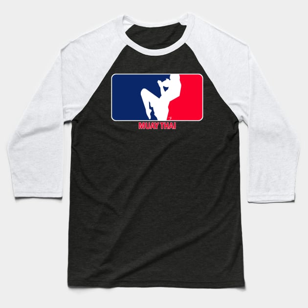 Muay Thai Baseball T-Shirt by jasonyerface